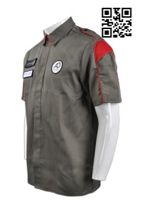 DS053 網上下單鏢隊衫  度身訂造鏢隊衫  車隊衫 魔術貼胸章 肩帶 來樣訂造鏢隊衫 鏢隊衫製衣廠